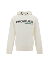 Moncler Combed Cotton Sweatshirt Hoodie In 034