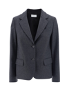 P.a.r.o.s.h P. A.r. O.s. H. Virgin Wool Blazer In Gray