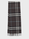 BURBERRY BURBERRY CHECKED FRINGED