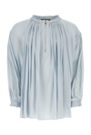GUCCI GUCCI ROUNDNECK PLEATED LONG SLEEVE SHIRT