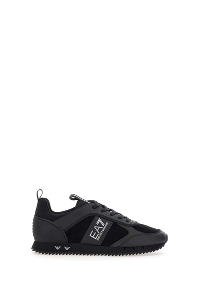Ea7 Cordura Sneakers In Black
