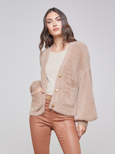 L'agence Harriet Cardigan In Macaroon