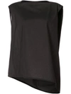 RICK OWENS slash neck top,RO17S3159KI11993825