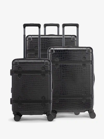 Calpak Trnk 3-piece Luggage Set In Trnk Black