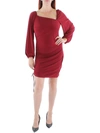 BCBGENERATION WOMENS RUCHED KNEE BODYCON DRESS