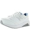 New Balance 813 Womens Leather Comfort Walking Shoes In White