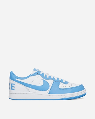 Nike Terminator Low "white/university Blue" Sneakers In Univ Blue/white