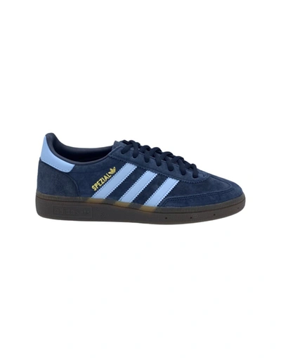 Adidas Originals Gazelle Casual Shoes In Shadow Navy/clear Blue/gum