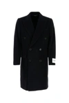 Dolce & Gabbana Double-breasted Wool Coat Men In Black