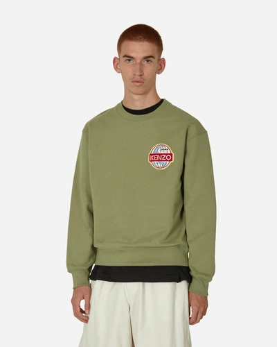 Kenzo Travel  Crewneck Sweatshirt Sage In Green