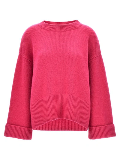 Arch4 Knightsbridge Organic Cashmere Jumper In Fuchsia