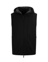 Moncler Ghany Down Vest In Nero