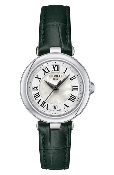 Tissot Bellissima Leather Strap Watch, 26mm In Black