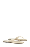 Tory Burch Classic Flip Flop In Taupe Snake