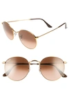 Ray Ban Icons 53mm Retro Sunglasses In Pink/brown