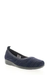 Propét Yen Mesh Flat In Navy