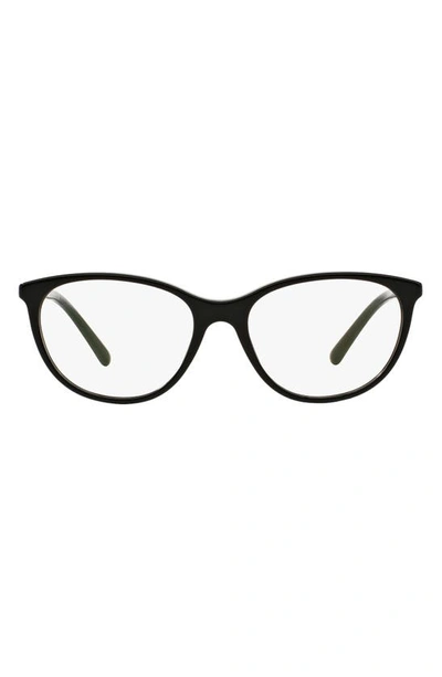 Burberry 52mm Square Optical Glasses In Black