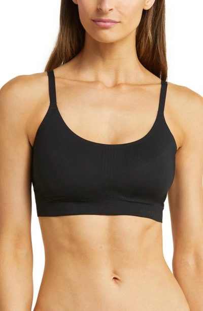 Chantelle Lingerie Smooth Comfort Seamless Padded Bralette In Black