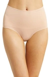 Chantelle Lingerie Smooth Comfort High Waist Briefs In Clay Nude-0q