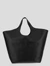Balenciaga Black Leather Large Mary-kate Shopping Bag In Black