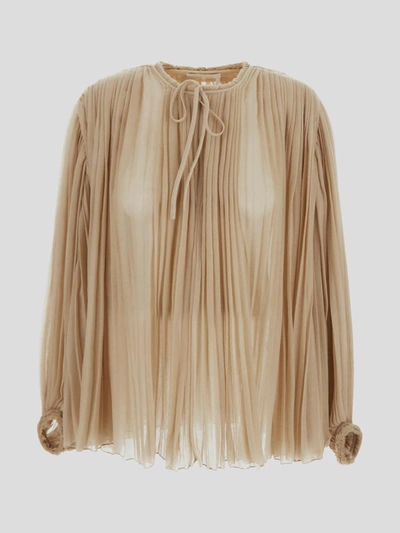 Chloé Chloè Shirts In Brown