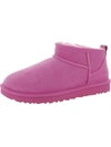 UGG CLASSIC ULTRA MINI WOMENS SUEDE ANKLE BOOTIE SLIPPERS