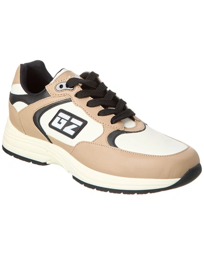 Giuseppe Zanotti Men's Gz-logo Leather Low-top Sneakers In Beige