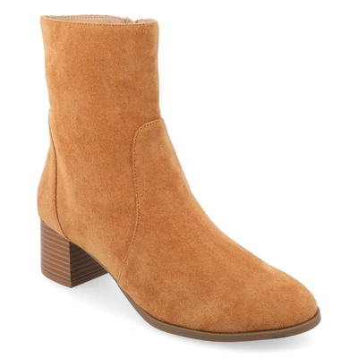 Jornee Collection Collection Women's Tru Comfort Foam Hayven Booties In Brown