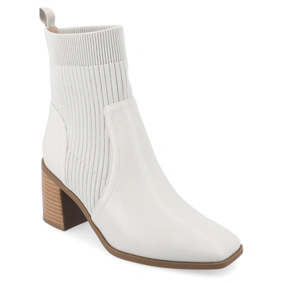 Jornee Collection Collection Women's Tru Comfort Foam Harlowe Booties In White