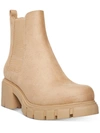 Madden Girl Trust Womens Faux Suede Lug Sole Chelsea Boots In Multi