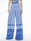 Alice And Olivia Athena Wide-leg Trousers In Multi