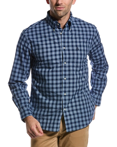 Brooks Brothers Woven Shirt In Blue