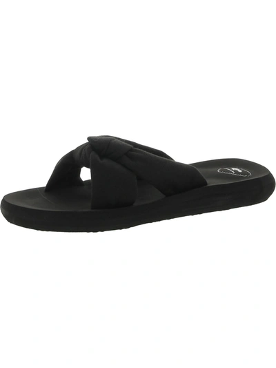 Rocket Dog Slade Womens Open Toe Slide Slide Sandals In Black