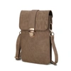 Mkf Collection By Mia K Ulla Signature Xl Phone Wallet Crossbody Handbag In Brown