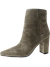 Nine West Womens Zipper Zip Up Ankle Boots In Grey