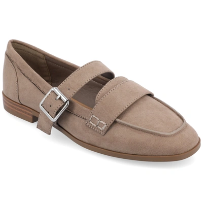 Jornee Collection Women's Tru Comfort Foam Caspian Flats In Beige