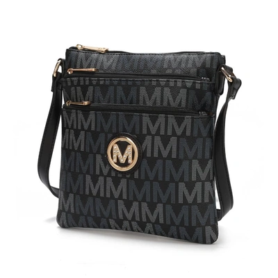 Mkf Collection By Mia K Lemuel M Signature Crossbody Bag In Black