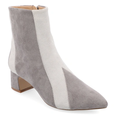 Jornee Collection Collection Women's Tru Comfort Foam Lusinda Booties In Grey