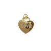 Karli Buxton Love Heart Charm In Gold In Gold