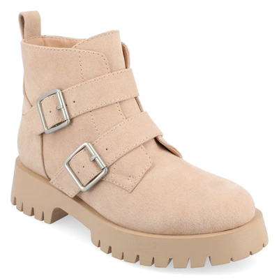 Jornee Collection Collection Women's Tru Comfort Foam Maebry Booties In Beige