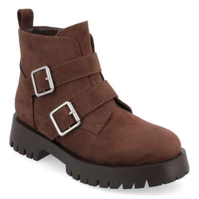 Jornee Collection Collection Women's Tru Comfort Foam Maebry Booties In Brown