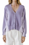 2.7 AUGUST APPAREL LOVELY CARDI IN LILAC