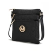 MKF COLLECTION BY MIA K LENNIT EMBOSSED M SIGNATURE CROSSBODY BAG