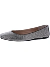 Inc Juney Womens Rhinestone Square Toe Ballet Flats In Black