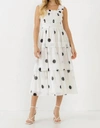 2.7 AUGUST APPAREL POLKA DOT PERFECTION IN WHITE