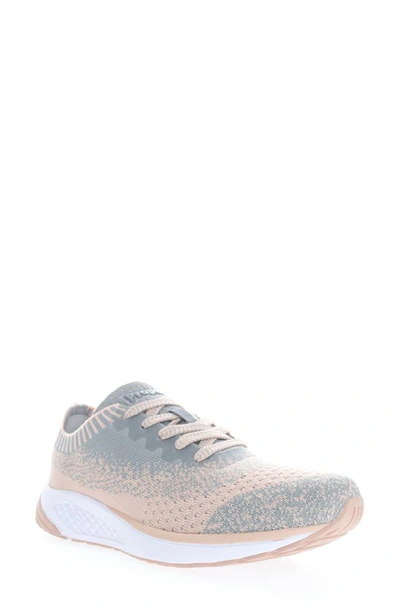 Propét Ec-5 Slip-on Sneaker In Grey/ Peach