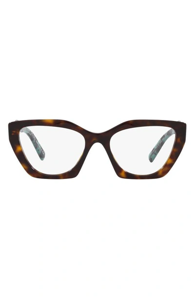 PRADA PRADA 54MM CAT EYE OPTICAL GLASSES