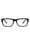 Prada Pr 15yv Black Male Eyeglasses In Black