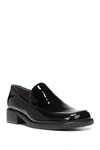 Franco Sarto Bocca Womens Solid Slip On Loafers In Black Patent