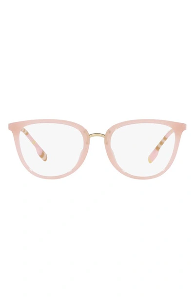 Burberry Katie 51mm Cat Eye Optical Glasses In Pink